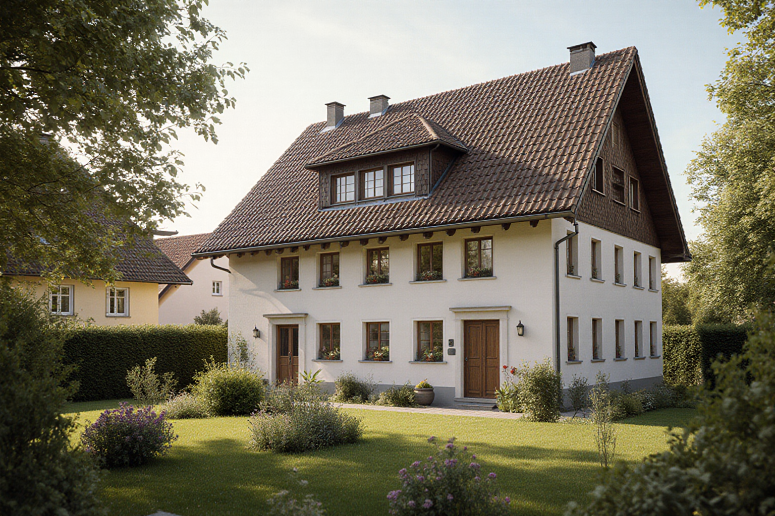 Haus mit Garten